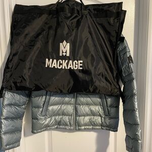 Mackage James Mint Green Down Puffer W/ Garment Bag!